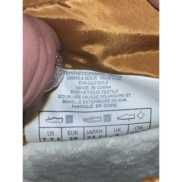 Pajar Canadian Gala Waterproof Zip Front Booties Tan/Gold Size 7.5 - Picture 8 of 8